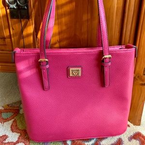 Ann Klein Bright Pink Tote - Like New